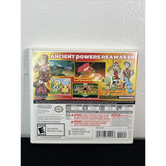 Pokemon Omega Ruby (Nintendo 3DS, 2014) *CIB* Great Condition* Authentic Tested! - Picture 3 of 10